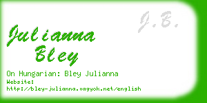 julianna bley business card